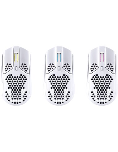 Mouse Gaming Wireless HYPERX Pulsefire Haste, White [4P5D8AA]