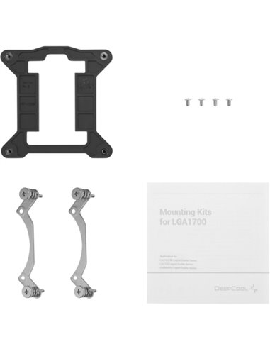 DEEPCOOL LGA1700 Mounting Bracket Kit ”EM172-MKNNIN-G-1”, CASTLE/GAMMAXX Liquid Coolers