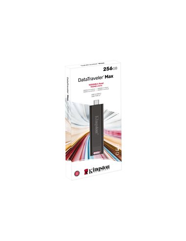 USB Flash Drive Kingston DataTraveler Max / USB-C3.2 / 256GB / Black