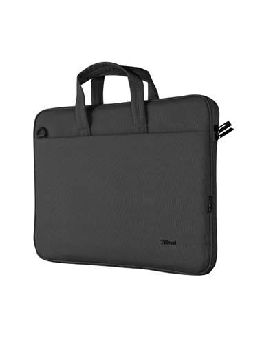 Trust NB bag 16” Bologna, Eco-friendly Slim laptop bag for 16” laptops, (410 x 290mm), Black