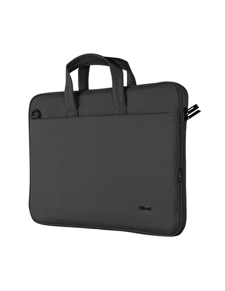 Trust NB bag 16” Bologna, Eco-friendly Slim laptop bag for 16” laptops, (410 x 290mm), Black Trust NB bag 16” Bologna, Eco-friendly Slim laptop bag for 16” laptops, (410 x 290mm), Black