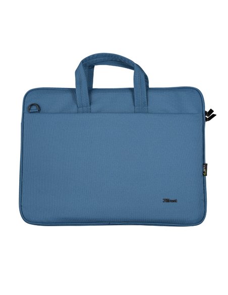 Trust NB bag 16” Bologna, Eco-friendly Slim laptop bag for 16” laptops, (410 x 290mm), Blue