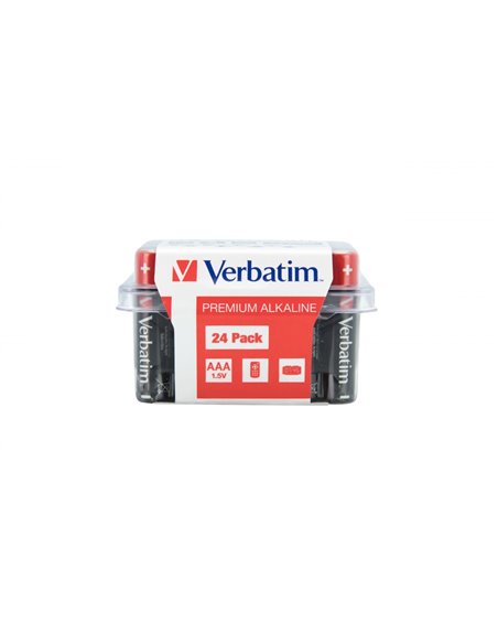 Verbatim Alcaline Battery AAA, 24pcs Pack (Box)