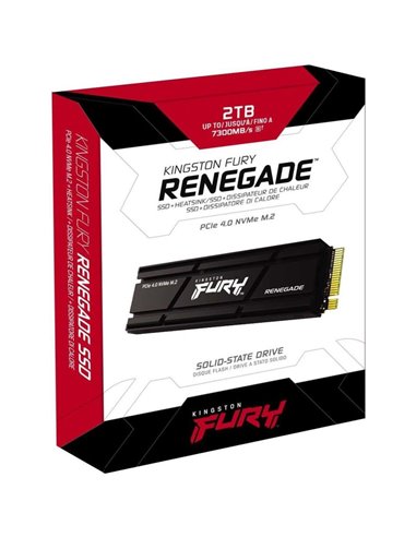 M.2 NVMe SSD Kingston Fury Renegade 2ТБ (SFYRDK/2000G)