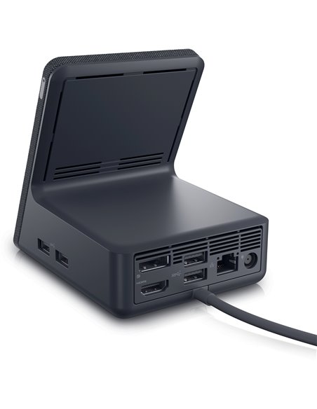 Dell Dual Charge Dock HD22Q, 130W - 4 x USB 3.2 Gen 1 Type A, 1 x USB-C 3.2 Gen 2 with Power Delivery, 1 x HDMI, 1 x DP, Giga...