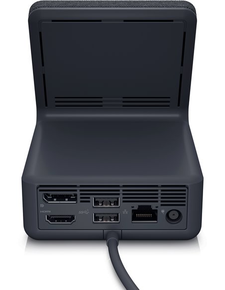 Dell Dual Charge Dock HD22Q, 130W - 4 x USB 3.2 Gen 1 Type A, 1 x USB-C 3.2 Gen 2 with Power Delivery, 1 x HDMI, 1 x DP, Giga...