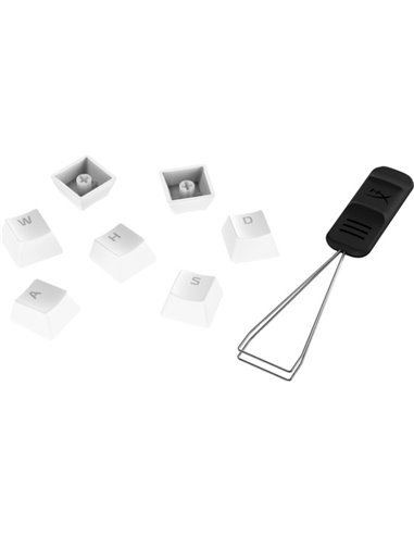 HYPERX Keycaps Full key Set , White, RU [519T5AAACB]