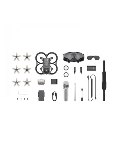 Дрон DJI Avata Pro-View Combo (DJI RC Motion 2) Kit (952219) / Autonomy 18min / 48MP, F/2.8, 4K60 / Gimbal one axis / 97 KM/...