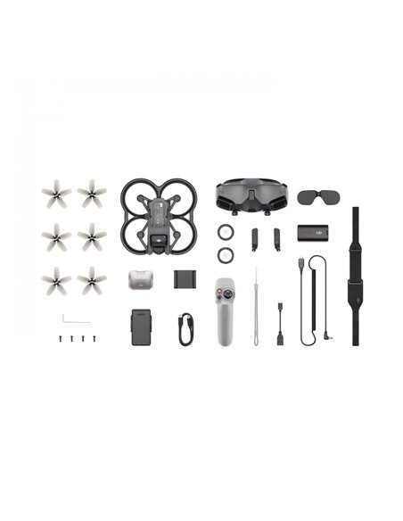 Дрон DJI Avata Pro-View Combo (DJI RC Motion 2) Kit (952219) / Autonomy 18min / 48MP, F/2.8, 4K60 / Gimbal one axis / 97 KM/...