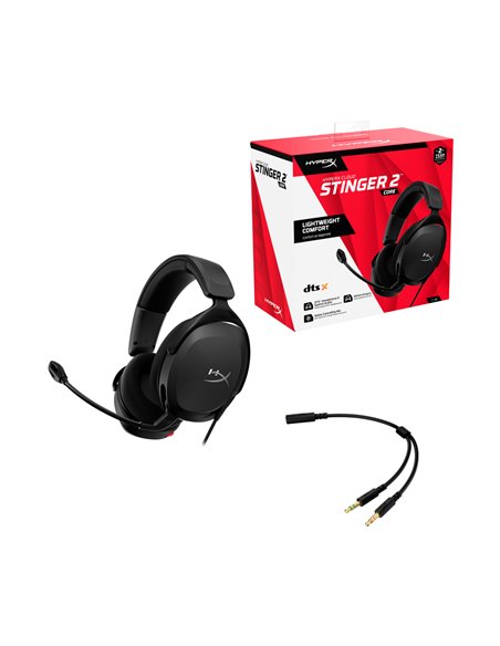 Casti Gaming HyperX Cloud Stinger 2 Core, Black [683L9AA]