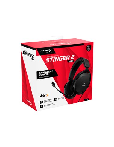 Casti Gaming HyperX Cloud Stinger 2 Core, Black [683L9AA]