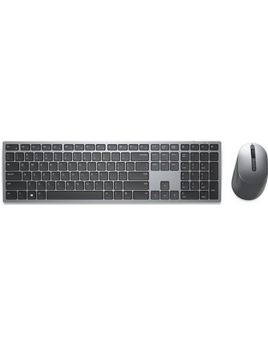 Беспроводная клавиатура и мышка Dell Premium KM7321W, Titan Gray