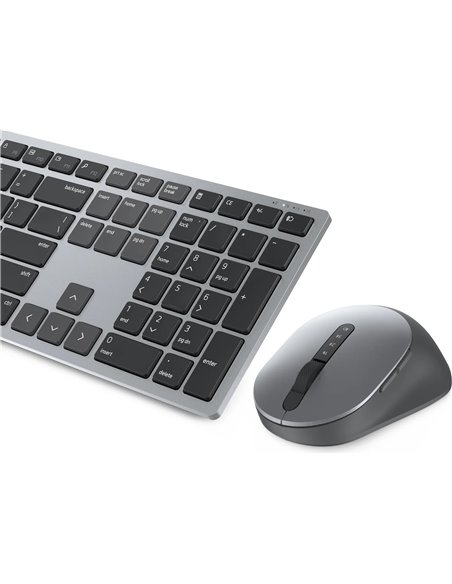 Беспроводная клавиатура и мышка Dell Premium KM7321W, Titan Gray