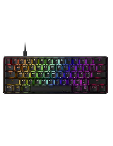 Клавиатура HYPERX Alloy Origins 60 Black, HyperX Red key switch, [4P5N0AA#ACB]