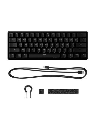 Клавиатура HYPERX Alloy Origins 60 Black, HyperX Red key switch, [4P5N0AA#ACB]
