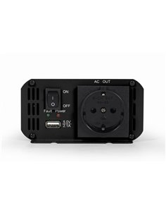 EnerGenie EG-PWC300-01, 12 V Car power inverter, 300 W, with USB port / 5V-2.1A, LED indicator, Input: 10-16 VDC (accumulator... 2