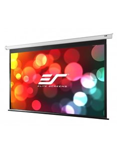 Elite Screens 84” (16:9) 186 x 105 cm, Electric Projection Screen, Spectrum Series with IR/Low Voltage 3-way wall box, White 2