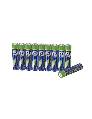 Baterii super alcaline AAA Gembird EG-BA-AAASA-01/ 10-pack