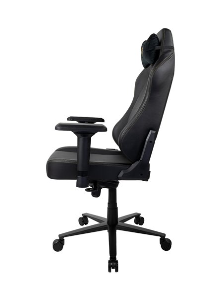 Fotoliu Gaming AROZZI Primo PRIMO-PU-GD/ 135-145kg / 165-190cm / Black/Gold