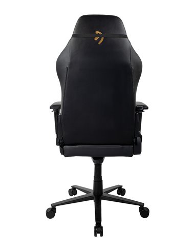 Fotoliu Gaming AROZZI Primo PRIMO-PU-GD/ 135-145kg / 165-190cm / Black/Gold