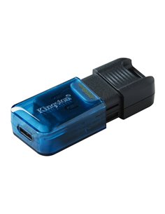 USB Flash Drive USB-С3.2 Kingston DataTraveler 80M 256GB, Black/Blue 2