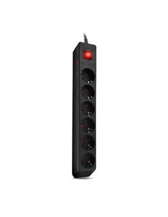 Фильтр сетевой SVEN Optima / 6 Sockets with children protection / 3m / Wall mountable / Black