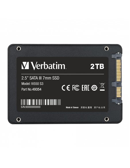 SSD 2.5” Verbatim VI550 S3 2.0TB