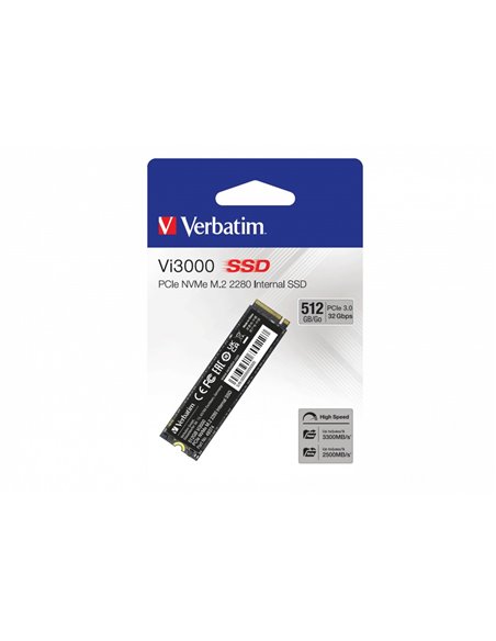 M.2 NVMe SSD Verbatim Vi3000 / 512GB