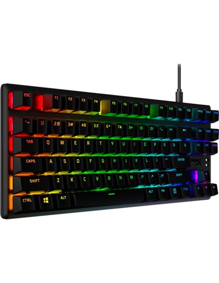 Клавиатура HYPERX Alloy Origins Core PBT, HyperX Red - Linear key switch, [639N7AA#ABA]