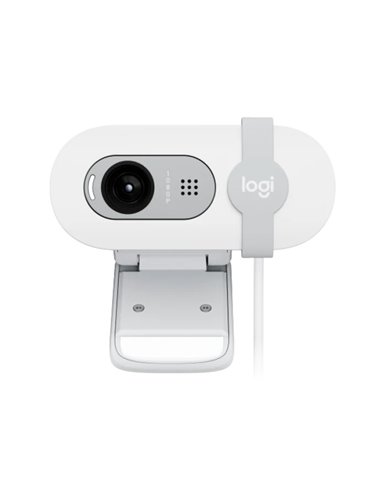 Веб-камера Logitech Brio 100 / 1080p/30fps / privacy shutter / mic / USB-A / Off-White