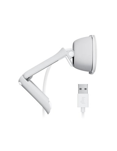Camera web Logitech Brio 100 / 1080p/30fps / privacy shutter / mic / USB-A / Off-White