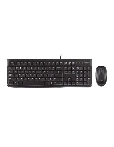 Tastatura si Mouse Logitech MK120, Black