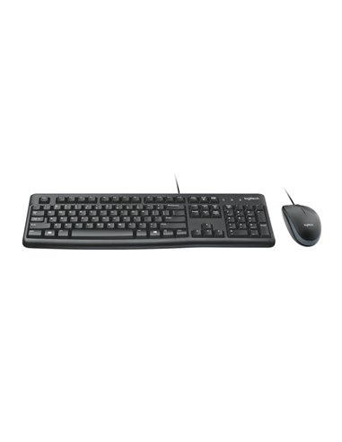 Tastatura si Mouse Logitech MK120, Black
