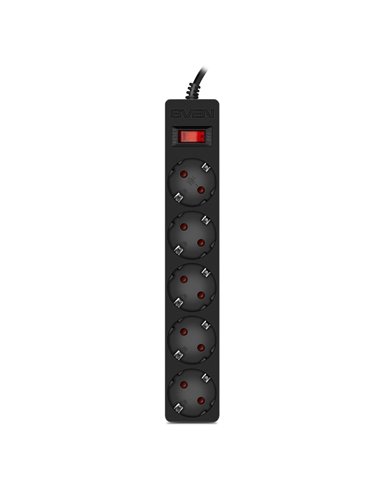 Фильтр сетевой SVEN SF-05E / 5 Sockets / 1m / children protection / Black