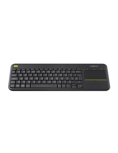 Tastatura tactila Wireless Logitech K400 Plus, Black