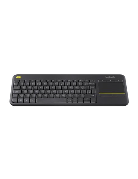 Tastatura tactila Wireless Logitech K400 Plus, Black
