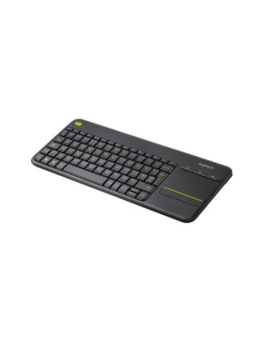 Tastatura tactila Wireless Logitech K400 Plus, Black