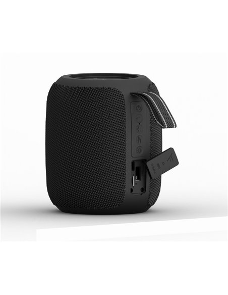 Колонка Портативная Gembird SPK-BT-LED-05-BK/ 8W / Bluetooth / microSD / USB / 1200 mAh