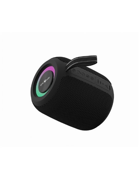 Колонка Портативная Gembird SPK-BT-LED-05-BK/ 8W / Bluetooth / microSD / USB / 1200 mAh