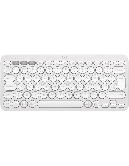 Tastatura Wireless Logitech Pebble Keys2 K380s / Bluetooth / White