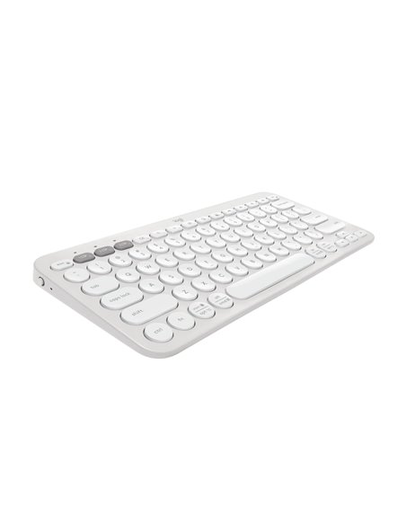 Tastatura Wireless Logitech Pebble Keys2 K380s / Bluetooth / White