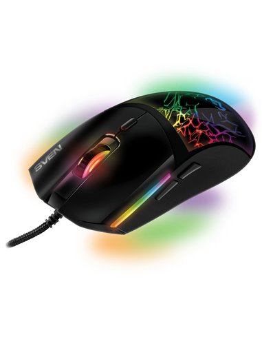 Игровая мышь SVEN RX-G995 / Optical / USB / 16000 dpi / Black