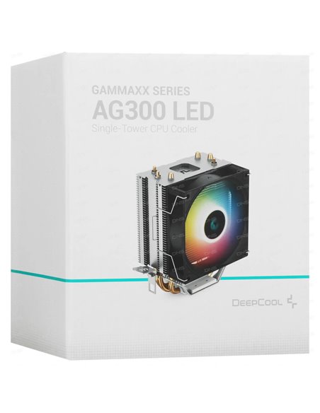 Sisteme de racire DEEPCOOL AG300 LED / Universal / 150W / 500~3050rpm, 30.5 dB(A)/ 36.75 CFM / Black