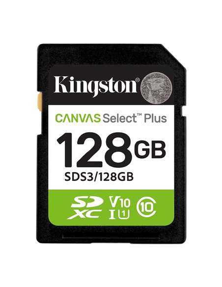 Card de memorie SD 128GB Kingston Canvas Select Plus, 150MB/s