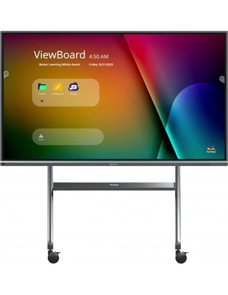 Тонкая тележка для дисплеев от 55” до 105” VIEWSONIC VB-STND-009, Gray, 150kg Max