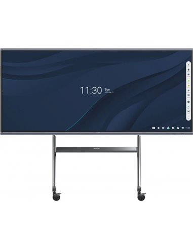 Тонкая тележка для дисплеев от 55” до 105” VIEWSONIC VB-STND-009, Gray, 150kg Max