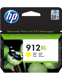912XL (3YL83AE) Yellow Ink Cartridge; (for HP OfficeJet Pro 8010 series, 8012 Pro Aio, 8013 Pro Aio, 8014 Pro Aio, 8015 Pro ... 2