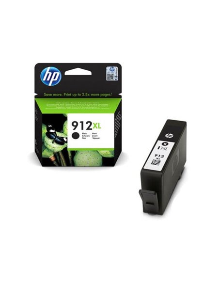 912XL (3YL84AE) Black Ink Cartridge; (for HP OfficeJet Pro 8010 series, 8012 Pro Aio, 8013 Pro Aio, 8014 Pro Aio, 8015 Pro A...