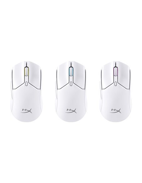 Mouse Gaming Wireless HYPERX Pulsefire Haste 2 Mini, White [7D389AA]
