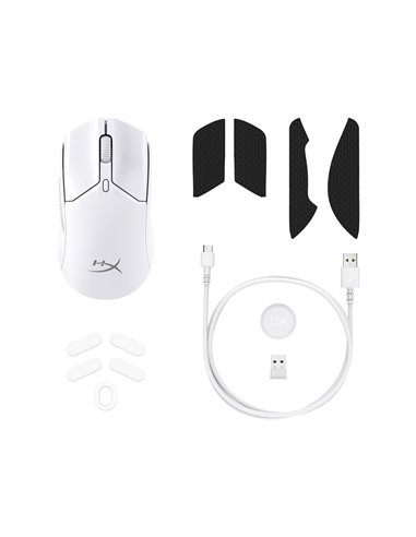 Беспроводная Игровая мышь HYPERX Pulsefire Haste 2 Mini, White [7D389AA]